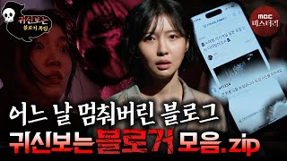 [귀신보는👻👻👻] 블로그 게시글 함부로 쓰지 마세요 블로거 모음.zip #심야괴담회 #심괴 #어둑시니 #midnight #horrorstory MBC251123방송