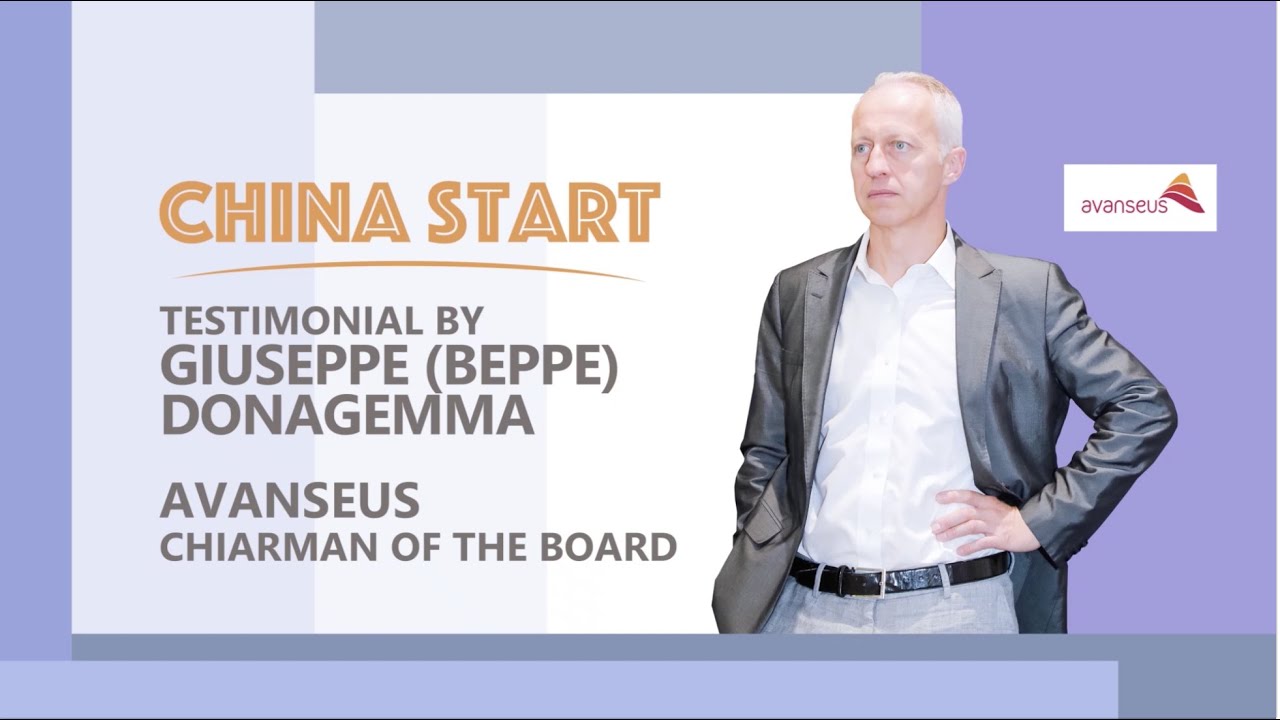 7th China Start | Testimonial by Beppe Donagemma , Chairman & Board of Directors of Avanseus