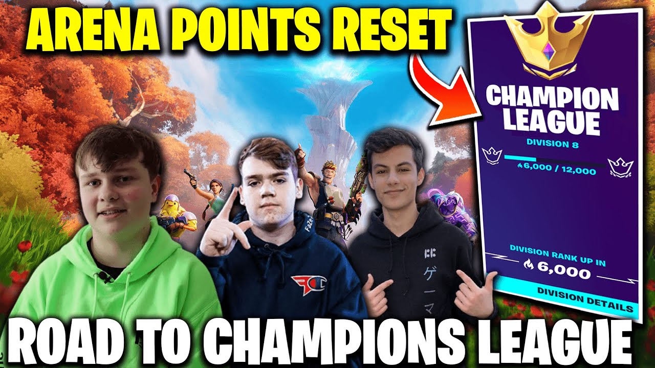 Fortnite Pros Start Their Journey To Champions League After Arena Points Reset