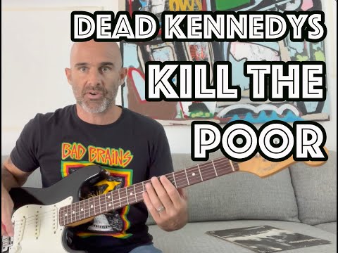 Kill The Poor Dead Kennedys Guitar Lesson + Tutorial [WITH SOLO!]