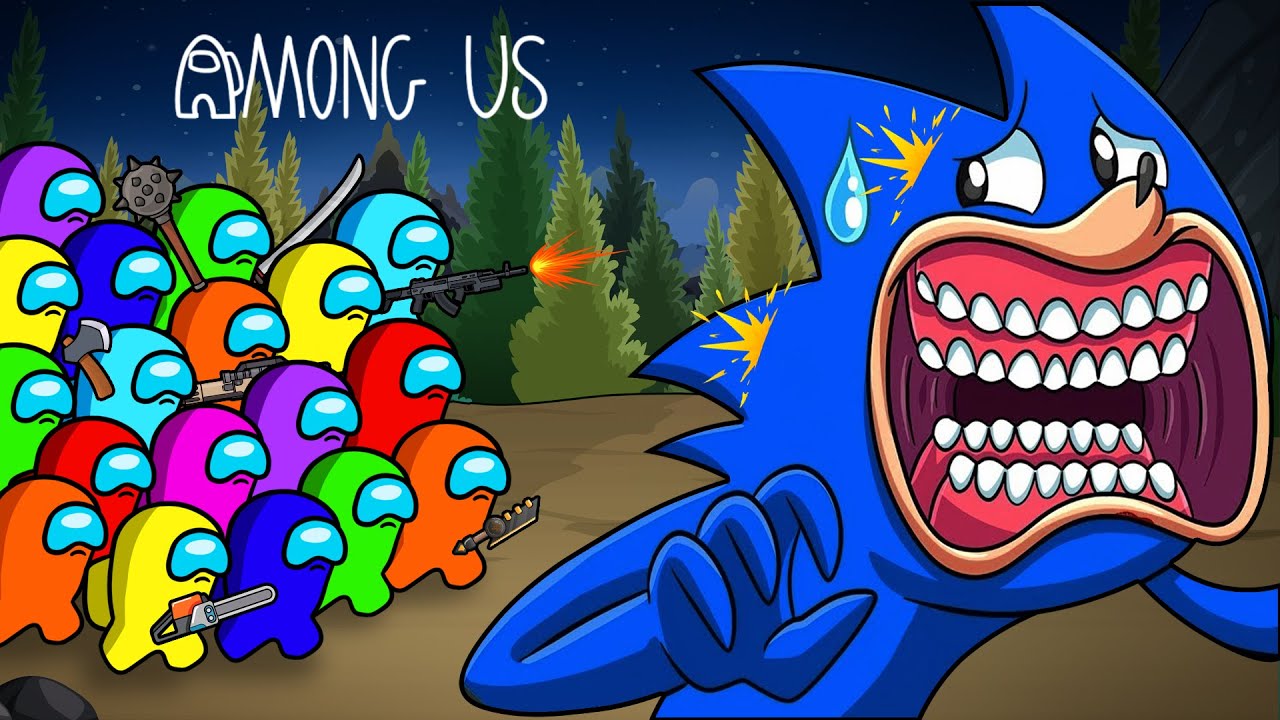 Among Us VS Shin Sonic Tapes Characters | Among Us Funny Animation ...