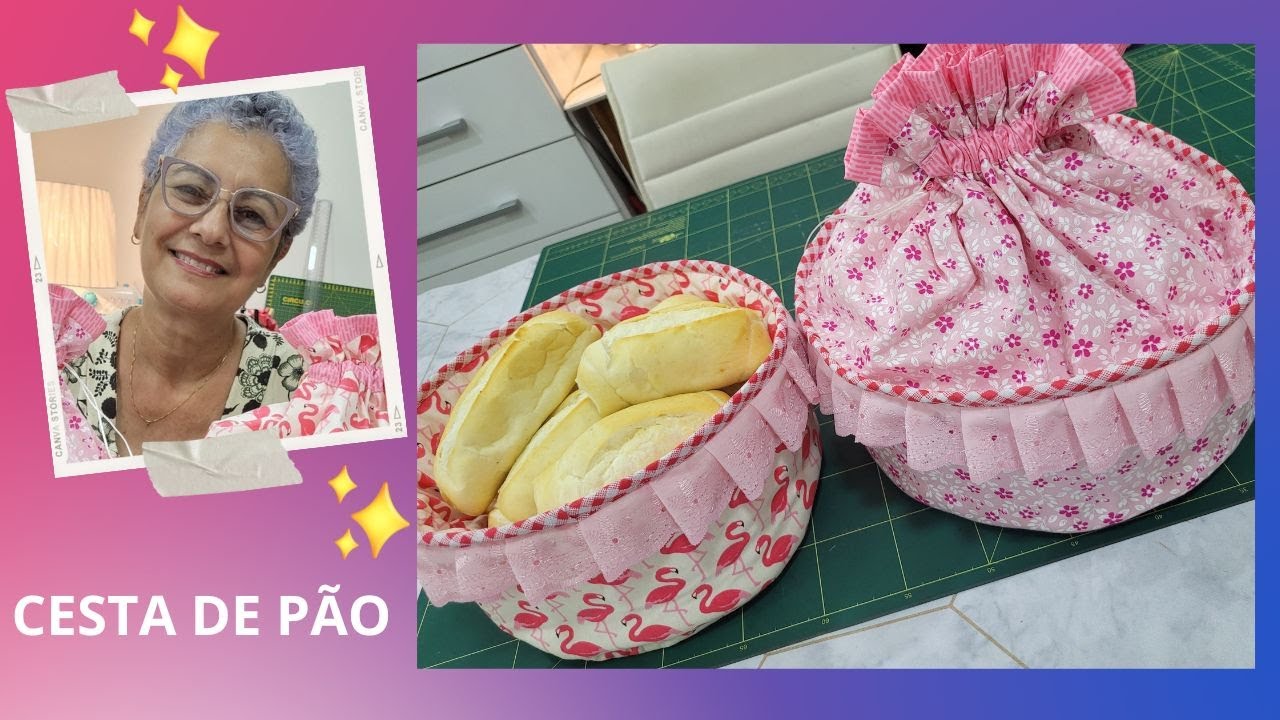 COMO FAZER uma linda CESTA DE PÃO