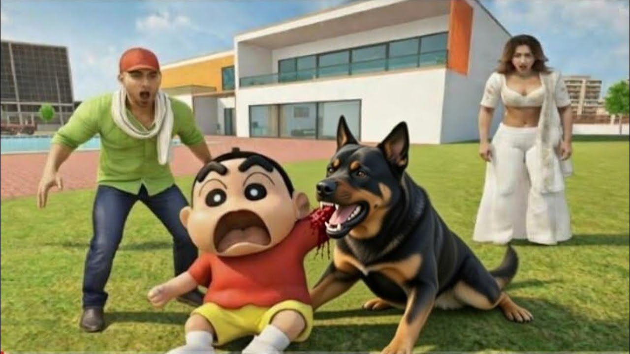 SHIN CHAN KE DOG NE KAAT LIYA😲 Ab Kya Hoga