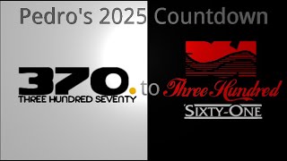 Pedro's 2025 Countdown 37:370 to 361