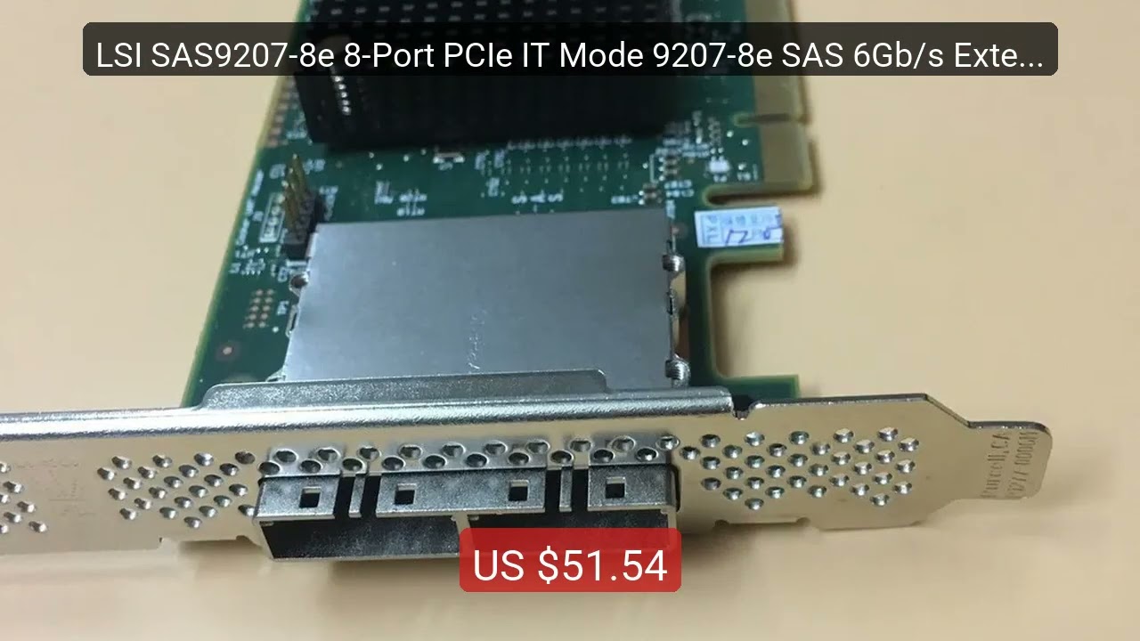 LSI SAS 9207-8i 6Gbps HBA PCI-E Card - Perfect for Servers! (Gebraucht) in Bossonnens für CHF 15