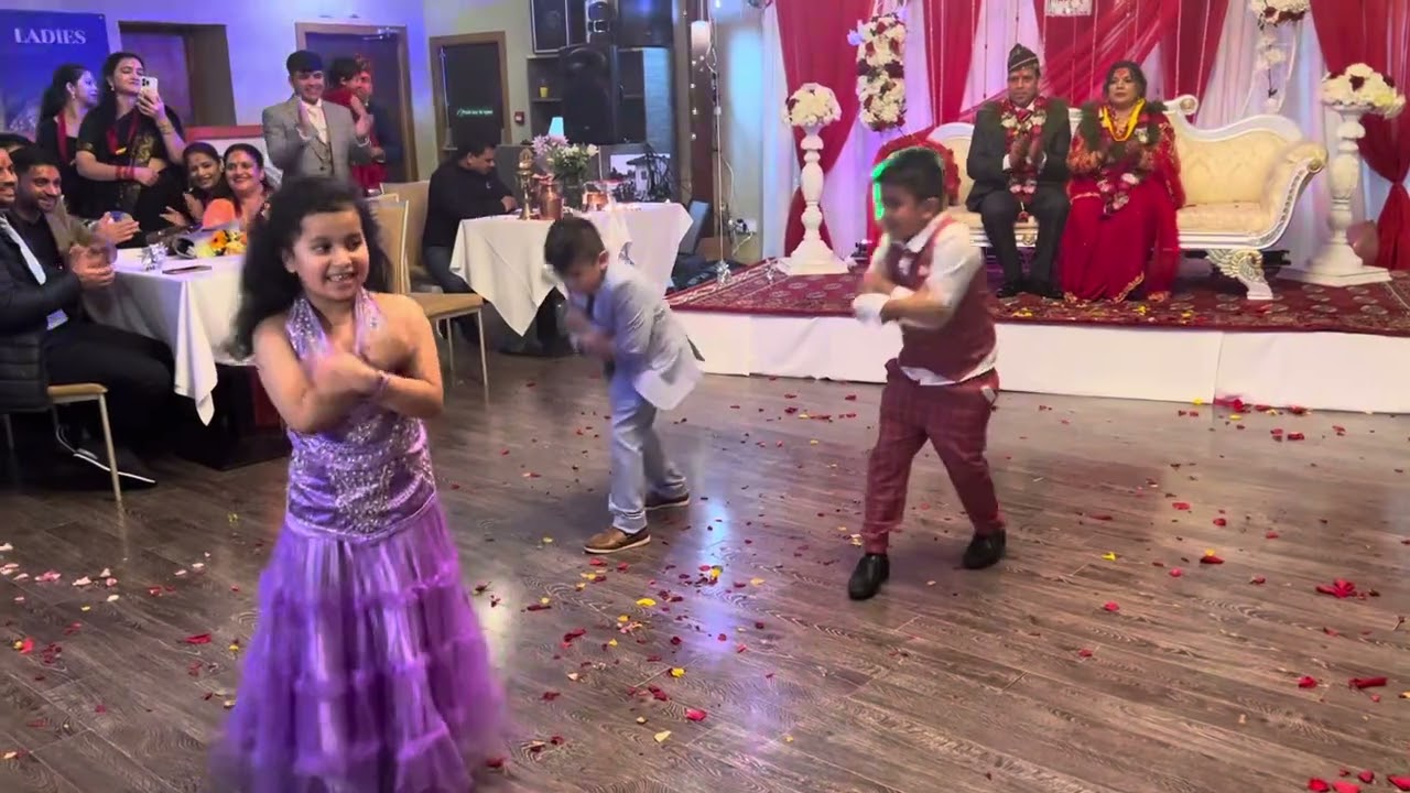 Nepali Wedding Kids Dance Performance in Nacha Firiri💃🏻❤️