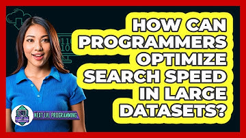 How Can Programmers Optimize Search Speed In Large Datasets? - Next LVL Programming