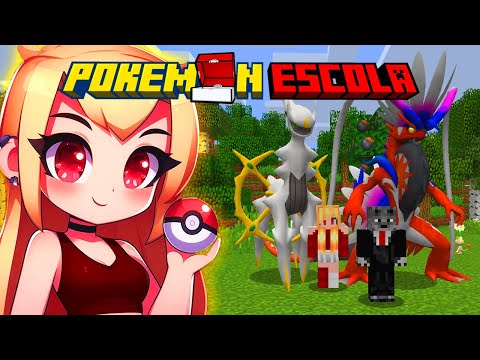 a ÉPICA BATALHA FINAL para PASSAR de ANO na ESCOLA POKEMON no MINECRAFT
