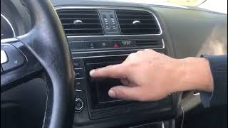 Polo Aracın Gösterge Paneli Ve Iç Kontrol Üniteleri