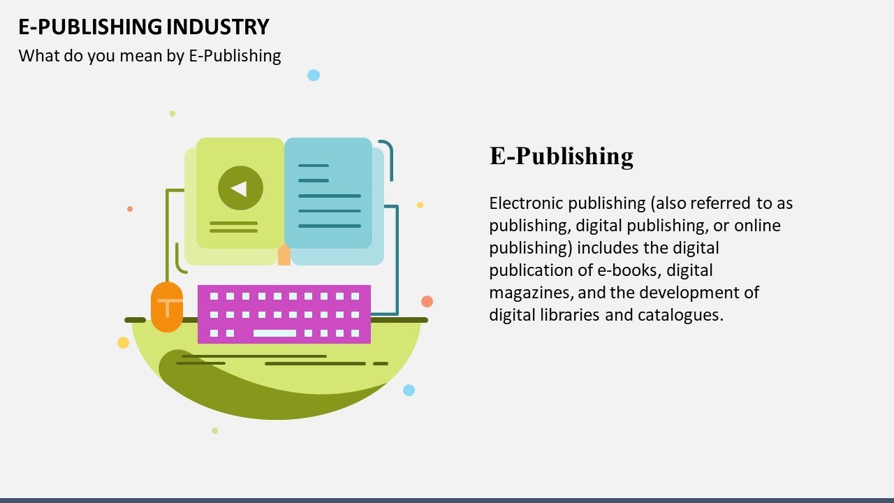 E-publishing Industry Animated PPT Template
