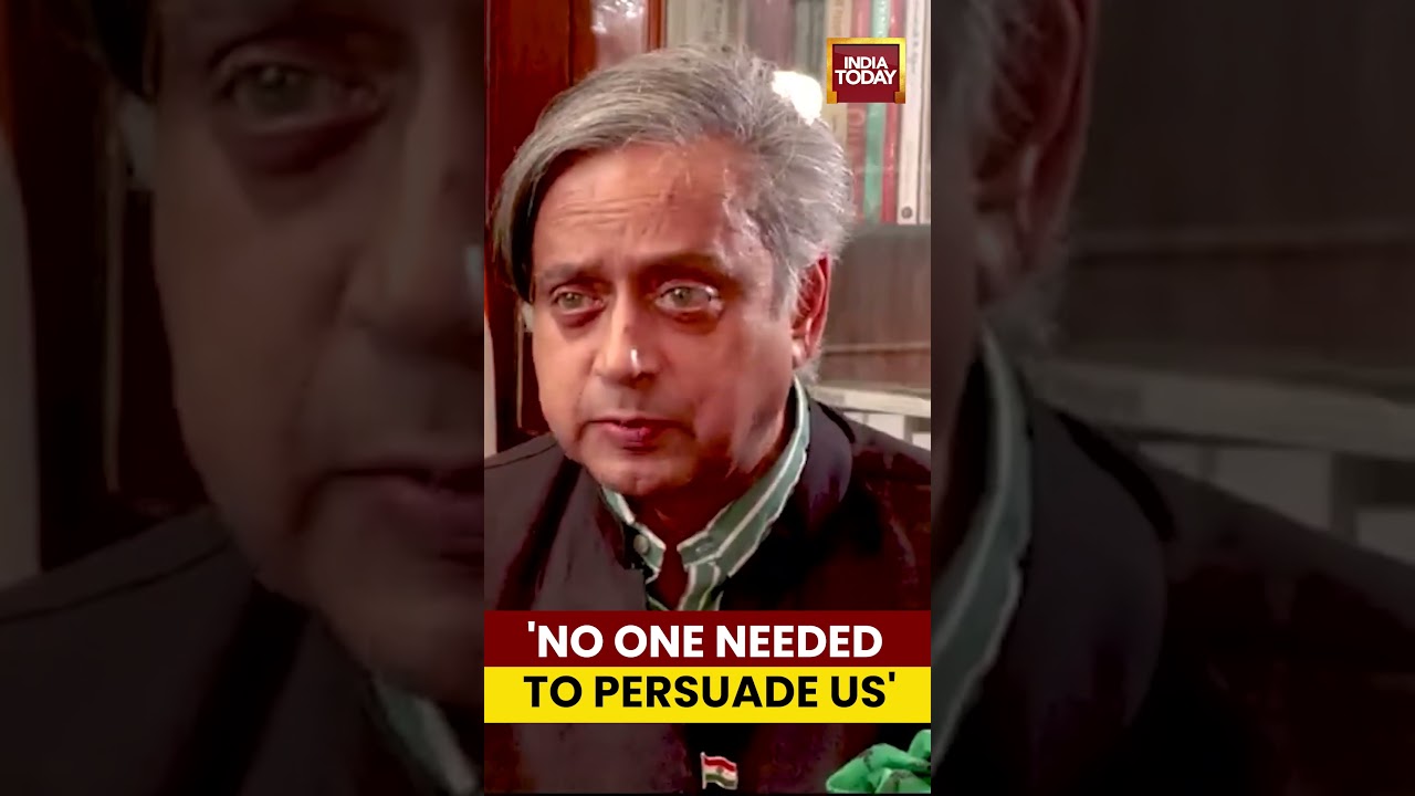 'No One Needed To Persuade Us' | 