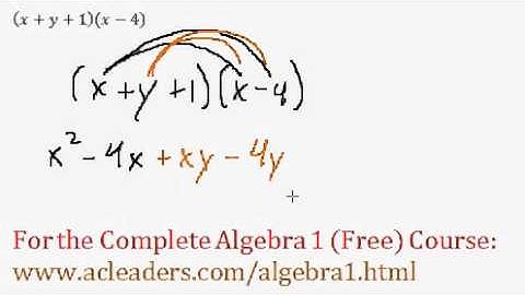 (Algebra 1) Polynomials - Distributive Property Question #7