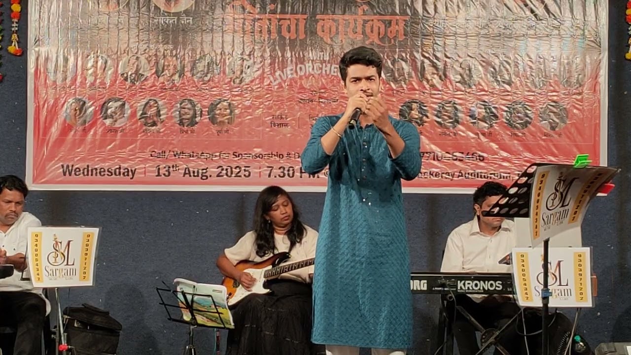 TOCH CHANDRAMA NABHAT BY ADITYA JI IN OJAS & SML PRESENTS MARATHI LIVE MUSICIANS SHOW-13.08.25