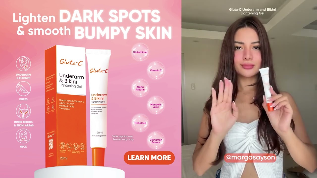 Try GLUTA-C UNDERARM & BIKINI LIGHTENING GEL