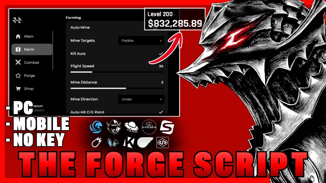[⚔️🔥БЕЗ КЛЮЧА] Скрипт Кузницы – МГНОВЕННОЕ ИЗГОТОВЛЕНИЕ | АВТОМАТИЧЕСКИЙ ФАРМ | МГНОВЕННАЯ ШАХТА ...