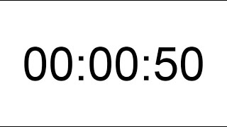 50 Second Countdown Timer (Fifty seconds)