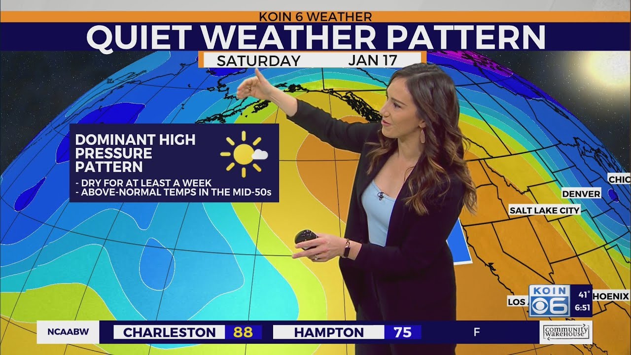 Monday Morning Weather Update: Mild & dry days prevail in Portland this week