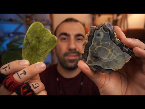 Soothing Massage Therapy for Anxiety Relief - ASMR Mouth sounds, personal attention, fireplace