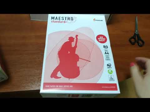 Обзор набора бумаги офисной Maestro Standart+ A4 класс C+ 80 г/м2 2500 листов Белая из Rozetka