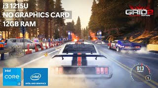 Grid 2 Reloaded Edition on Low End PC • i3-1215U + Intel UHD Graphics + 12GB RAM
