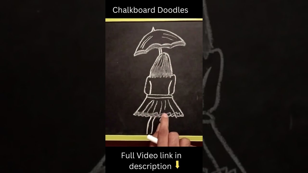 ASMR Chalkboard Drawing