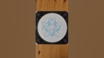 Calm in order 🔵🌌 #spirograph #mathart #symmetry #arte #relaxing #geometry #shorts