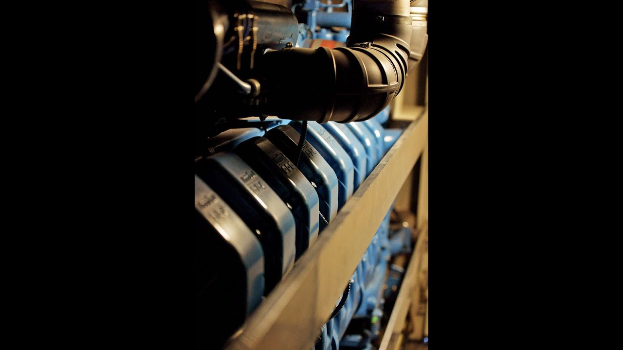 MTU R4000 Diesel Sound bei Vollast - Eurorunner / ER20 / 2016 im Maschienraum