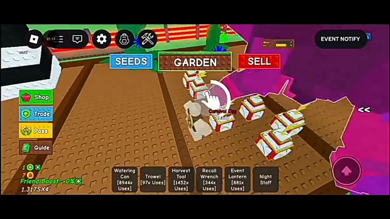 Carl opening egg @roblox, @grow a garden