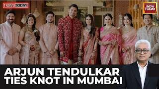Arjun Tendulkar Marries Saaniya Chandok; Dhoni, Gambhir, Bachchans, SRK Attend Mumbai Wedding