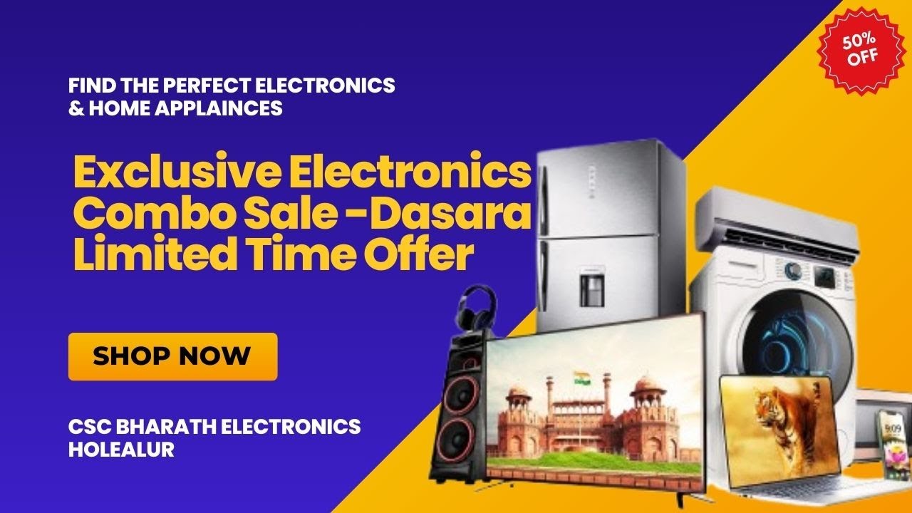 💥 Dasara Festival Dhamaka 🎊 | ಎಲೆಕ್ಟ್ರಾನಿಕ್ಸ್ ಬಂಡಲ್ ಆಫರ್ಸ್ Just For You