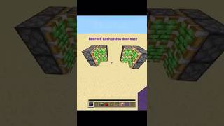 bedrock flush piston door tutorial easy