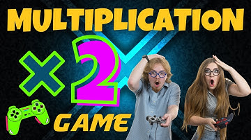 2X MULTIPLICATION GAME! BRAIN BREAK EXERCISE, MOVEMENT ACTIVITY. KIDS VIDEOS FOR KIDS Times tables.