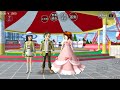 Mio 😢 kecewa yuta bermain bersama teman baru wahana permainan #sakuraschoolsimulator