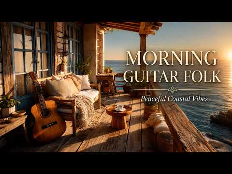 Morning Guitar Folk - Relaxing Guitar for Good Mood & Peaceful Coastal Vibes Seaside Melodies