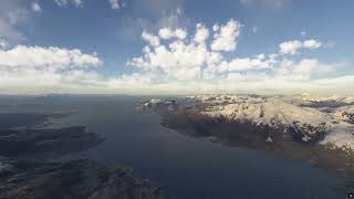 Flight From Narvik Airport Enev Evenes, Norway To Stokmarknes Airport Ensk Sortland, Norway