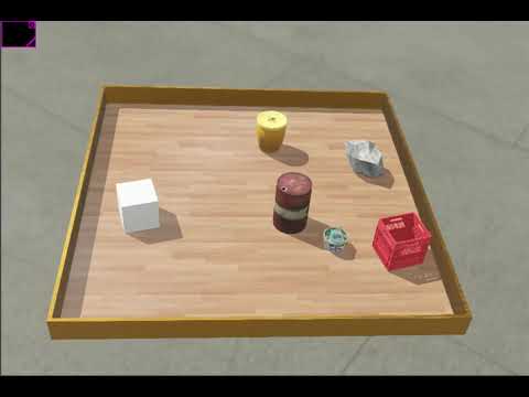 Obstacle avoidance and target acquisition using DDPG [position of obstacle and target are fixed]