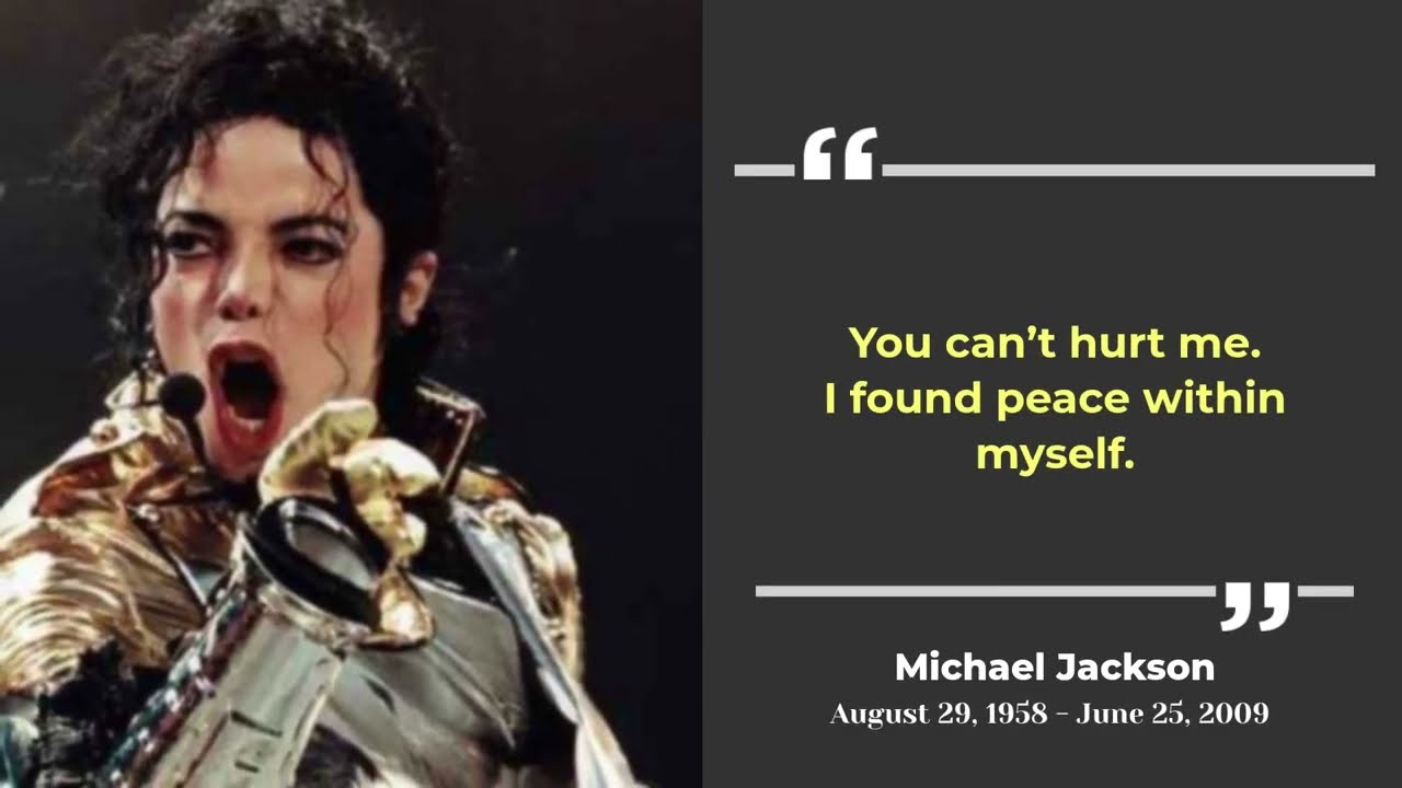 Most Inspiring  Michael Jackson Quotes That Will Change Your Perspective Of Life