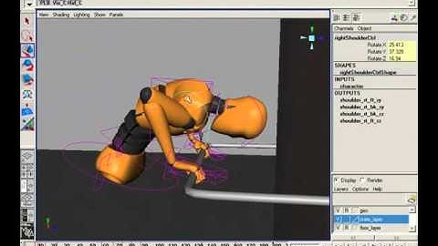 Body Mechanics and Animation. Part 1. Autodesk Maya