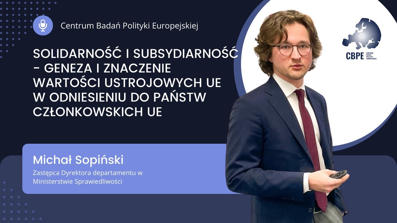 centrum-bada-polityki-europejskiej-micha-sopi-ski-youtube