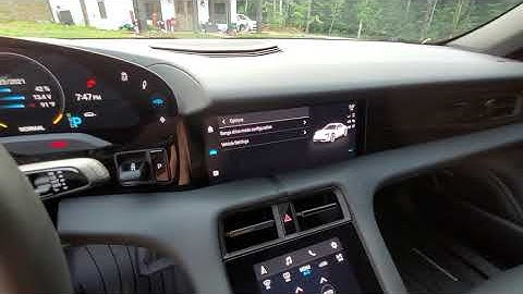Porsche Taycan how too: Shortcut key & Range mode configuration
