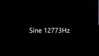 Sine 12773Hz Audio Only
