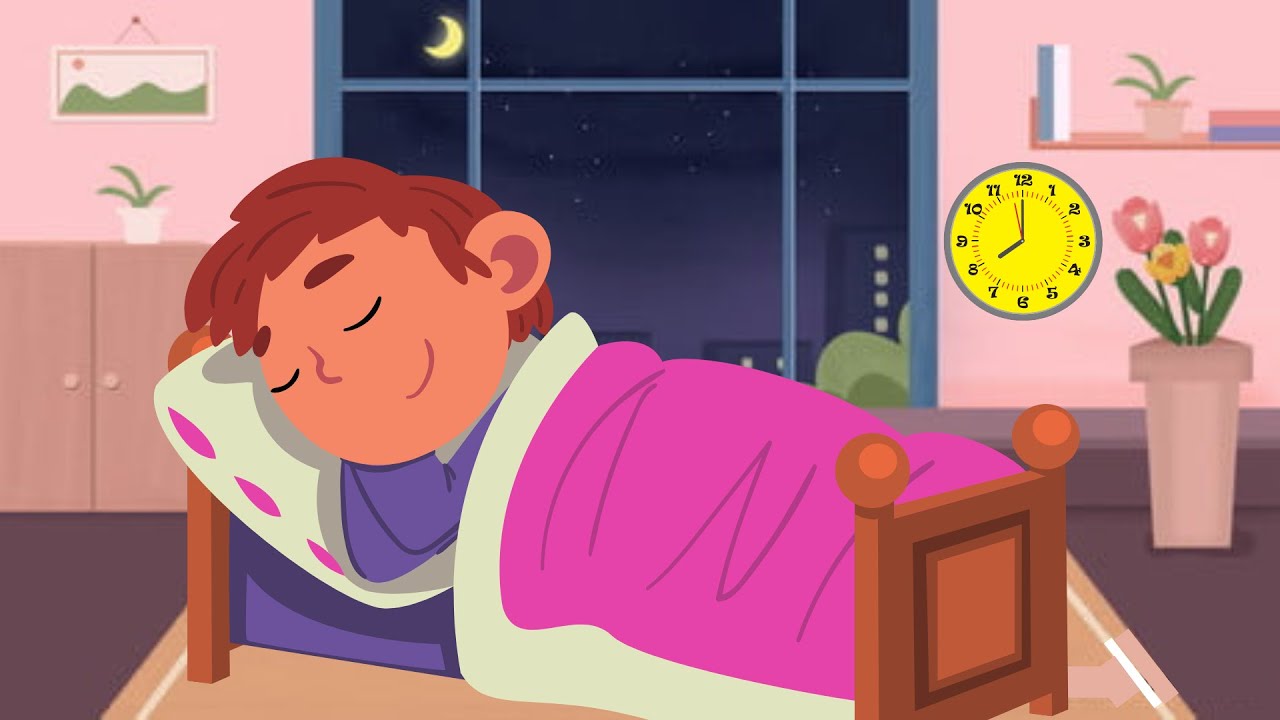 Early To Bed Early To Rise Nursery Rhyme Kids Song With Lyrics 3D