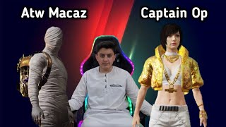 Captain op VS Macaz | 1 v 1 | random joining | IPAD PRO 4-FINGERS CLAW HANDCAM GAMEPLAY