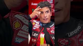 Marc distracted by yellow and red flag 👀