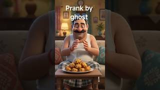 prank by ghost #comedy #ghost #funny #ytshorts #ai #youtube #youtubeshorts #giant #food #foodshorts