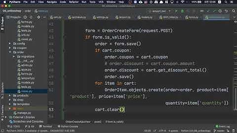 [오지랖 파이썬 웹 프로그래밍] 6장 Onlineshop 39 - OrderCreateAjaxView 만들기 -Making View Order Create with ajax