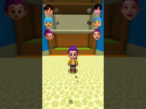 KPop Demon Hunters Minecraft Jump Challenge😱 #minecraft #kpop