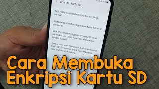 Cara Membuka Enkripsi Kartu SD HP Samsung Galaxy M32 M21 A03S M12 M42 M22 One UI 3.1