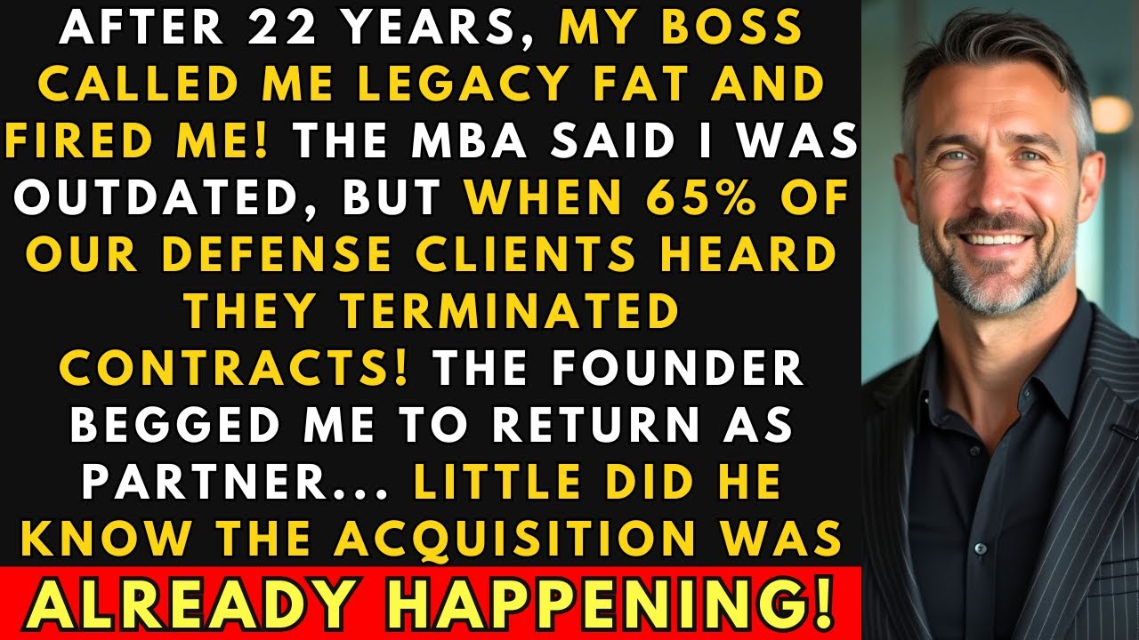 Boss Fired Me After 22 Years, Then 65% Of Clients Left. He Never Saw The Acquisition Coming..