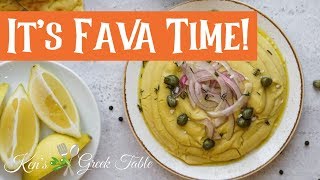 How To Make Fava | Greek Fava Dip Recipe